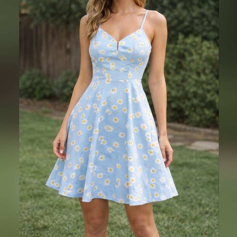 Floral Blue Sundress